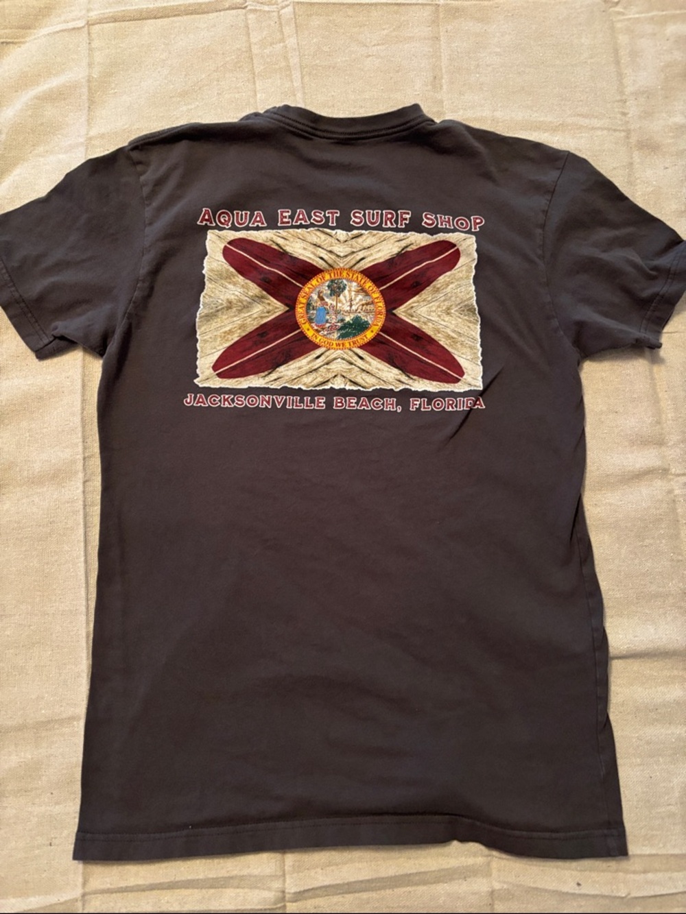 Jacksonville Beach Graphic Tee - Black M